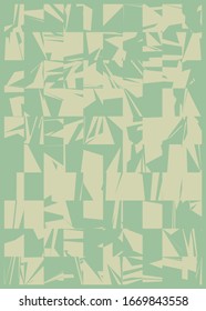 Abstract Random Color Poligones Generative Art background illustration