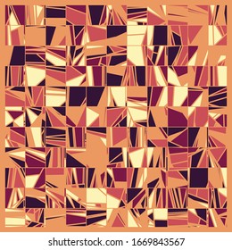 Abstract Random Color Poligones Generative Art background illustration