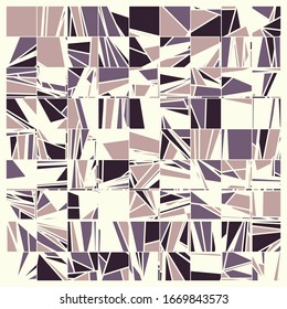 Abstract Random Color Poligones Generative Art background illustration