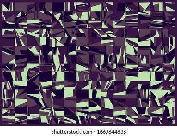 Abstract Random Color Poligones Generative Art background illustration