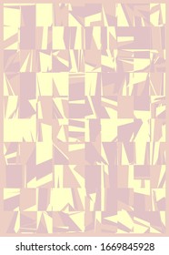 Abstract Random Color Poligones Generative Art background illustration