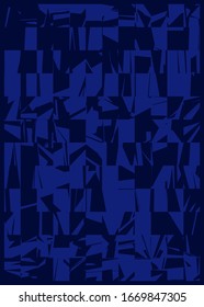 Abstract Random Color Poligones Generative Art background illustration