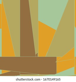 Abstract Random Color Poligones Generative Art background illustration