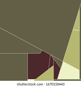 Abstract Random Color Poligones Generative Art background illustration