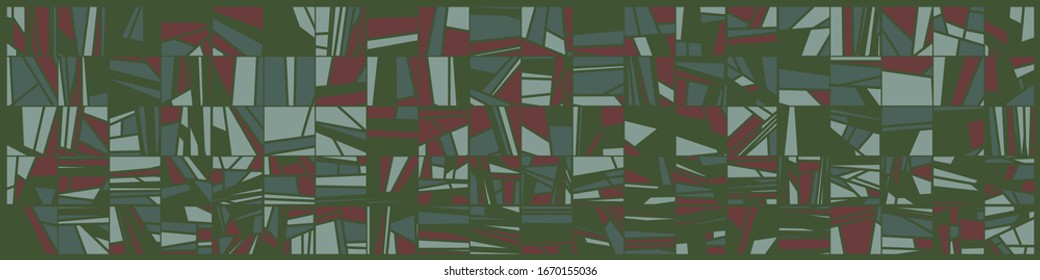 Abstract Random Color Poligones Generative Art background illustration
