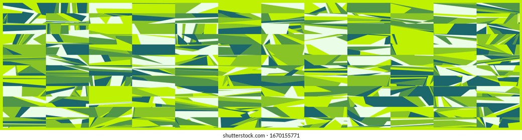 Abstract Random Color Poligones Generative Art background illustration
