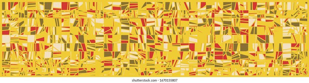 Abstract Random Color Poligones Generative Art background illustration