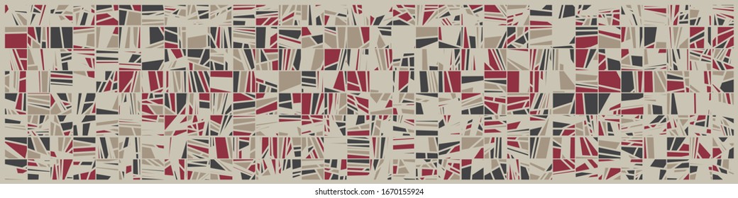 Abstract Random Color Poligones Generative Art background illustration