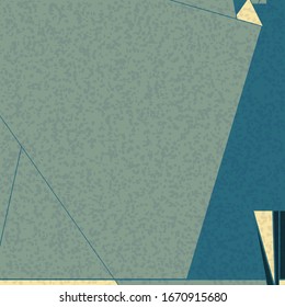 Abstract Random Color Poligones Generative Art background illustration