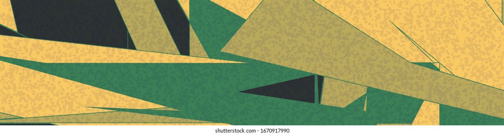 Abstract Random Color Poligones Generative Art background illustration