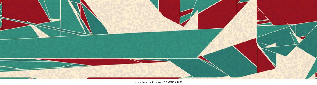 Abstrakte Random-Farbligone Generative Art-Hintergrund-Illustration