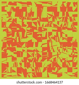 Dibujo de fondo de arte generativo con colores aleatorios abstractos