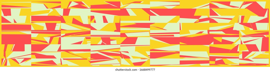Dibujo de fondo de arte generativo con colores aleatorios abstractos