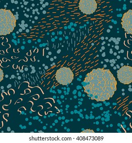 Abstract random colorful geometric figures pattern. Vector illustration