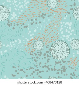 Abstract random colorful geometric figures pattern. Vector illustration