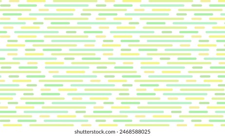 Abstract random dashed horizontal striped background.