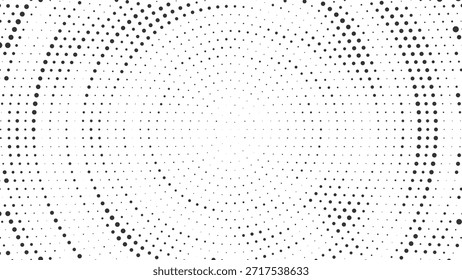 Abstrakte zufällige Punkt Halbtonfeld Minimal Moderne Hintergrund Vektorgrafik