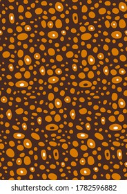 Abstract Random Dots Geometric Shapes Repeating Vector Pattern Isolated Background 