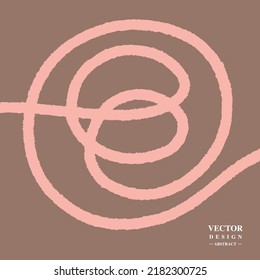 Resumen de puntos pintados a mano de forma aleatoria, efecto de pincel seco, material de diseño, vector 