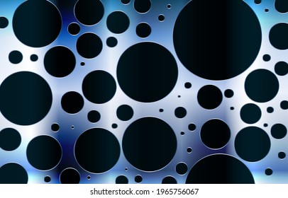 Abstract random hole metal plate
