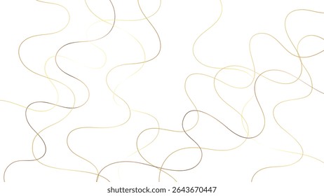 Abstracte willekeurige lijn krabbel chaotisch patroon. Decoratief willekeurig krabbelpatroon met verstrengelde gebogen lijnen. Abstracte golvende lineaire achtergrond schetst willekeurige chaotische lijnen vectorillustratie.
