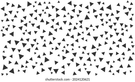 Abstract random pattern. Modern style texture. triangular shape on a white background.