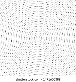 Abstract random size black circle dot particle decoration background. You can use for simple tech design, cover, pattern, artwork. illustration vector eps10