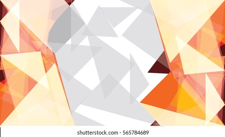 abstract random triangles connecting each graphics