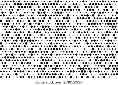 Fundo abstrato da grade de pontos aleatorizados
