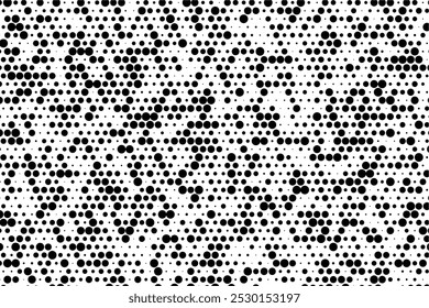 Abstract randomized dot grid pattern background
