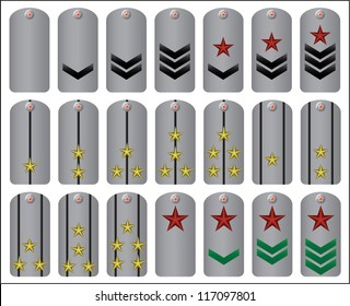 Abstract rank insignia