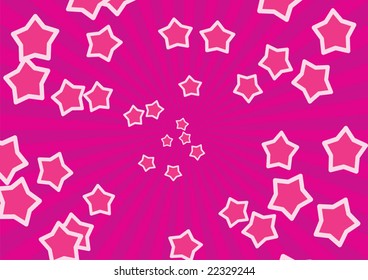 Abstract rays background. Purple palette. Vector illustration.