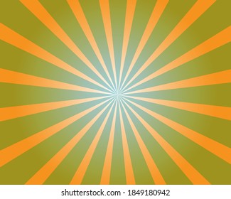 Abstract rays on an orange background