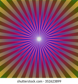 abstract rays pattern, color burst background, vector illustration