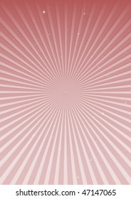 Abstract rays spreading