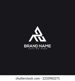 Abstract RB, BR, R, B Letters Logo Initial Based Monogram Icon Vector.