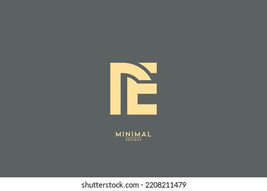 Abstract RE, ER Letters Logo Monogram icon.