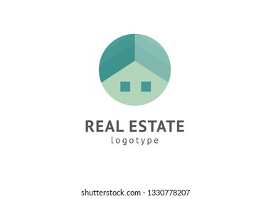 Abstract real estate agent logo icon vector design. Rent, sale of real estate vector logo, House cleaning, home security. Vector man and house logo concept.