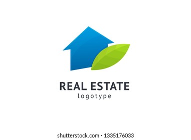Abstract real estate agent logo icon vector design. Rent, sale of real estate vector logo, House cleaning, home security. Vector man and house logo concept.