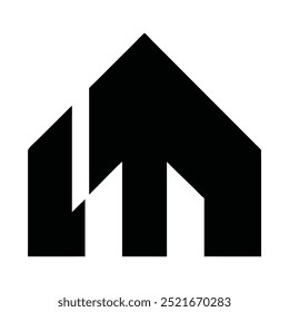 Icono de logotipo de agente inmobiliario Abstractas: diseño de Vector versátil para alquileres de propiedades, ventas, limpieza de casas, seguridad del hogar y subastas de bienes raíces. Perfecto para la construcción y servicios relacionados con la propiedad