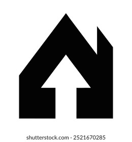 Icono de logotipo de agente inmobiliario Abstractas: diseño de Vector versátil para alquileres de propiedades, ventas, limpieza de casas, seguridad del hogar y subastas de bienes raíces. Perfecto para la construcción y servicios relacionados con la propiedad