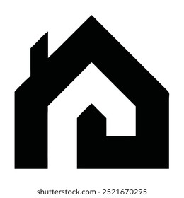 Icono de logotipo de agente inmobiliario Abstractas: diseño de Vector versátil para alquileres de propiedades, ventas, limpieza de casas, seguridad del hogar y subastas de bienes raíces. Perfecto para la construcción y servicios relacionados con la propiedad