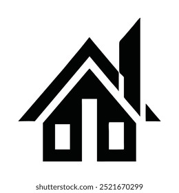 Ícone do logotipo do agente imobiliário - Design de vetor versátil para aluguel de imóveis, vendas, limpeza de casas, segurança doméstica e leilões imobiliários. Perfeito para serviços de construção e relacionados à propriedade