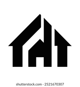 Icono de logotipo de agente inmobiliario Abstractas: diseño de Vector versátil para alquileres de propiedades, ventas, limpieza de casas, seguridad del hogar y subastas de bienes raíces. Perfecto para la construcción y servicios relacionados con la propiedad