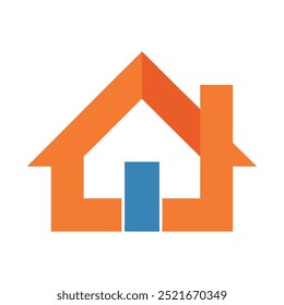 Abstraktes Logo-Symbol für Immobilienmakler - Vielseitiges Vektordesign für Vermietungen, Verkäufe, Hausreinigung, Haussicherheit und Immobilienauktionen. Perfekt für gebäude- und eigentumsbezogene Dienstleistungen