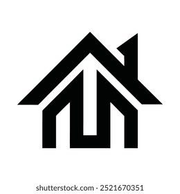 Icono de logotipo de agente inmobiliario Abstractas: diseño de Vector versátil para alquileres de propiedades, ventas, limpieza de casas, seguridad del hogar y subastas de bienes raíces. Perfecto para la construcción y servicios relacionados con la propiedad