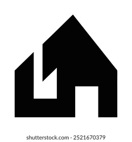 Icono de logotipo de agente inmobiliario Abstractas: diseño de Vector versátil para alquileres de propiedades, ventas, limpieza de casas, seguridad del hogar y subastas de bienes raíces. Perfecto para la construcción y servicios relacionados con la propiedad