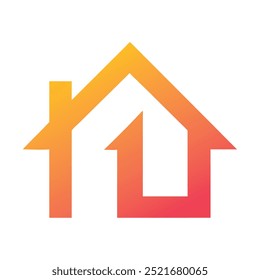 Abstract Real Estate Agent Logo Icon - Vector Design for Real Estate Rent, Sale, House Cleaning, Home Security, and Auctions. Building Logo Concept.