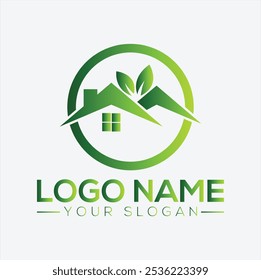 Diseño Abstractas del Vector del logotipo del agente inmobiliario. Alquiler, logotipo de la propiedad de la casa logotipo del Vector, limpieza de la casa, seguridad en el hogar, subasta de bienes raíces. Logotipo del edificio del Vector 