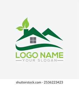 Abstract real estate agent logo  vector design. Rent, home logo estate vector logo, House cleaning, home security, real estate auction. Vector building logo 